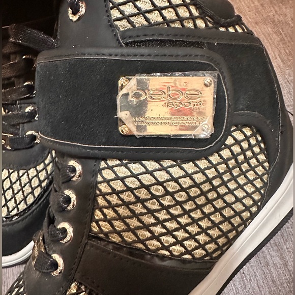 Brand new Bebe sport sneakers with elevated wedge - Picture 3 of 7